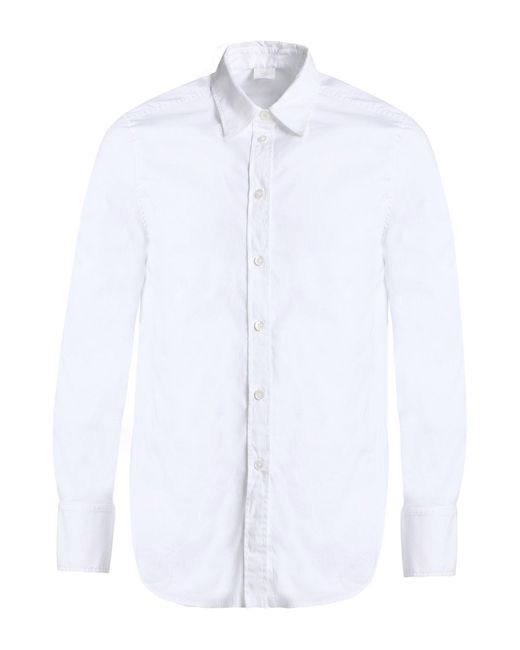 Eleventy White Shirt Cotton, Polyamide, Elastane for men