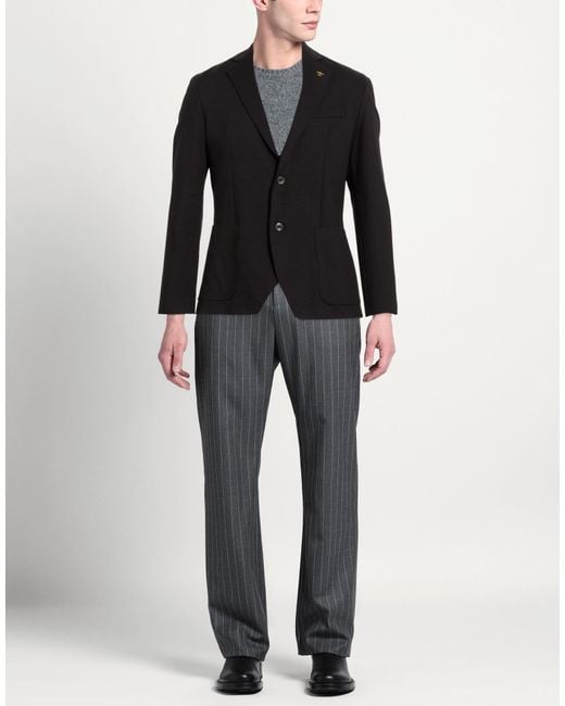 Havana & Co. Black Blazer Viscose, Nylon, Elastane for men
