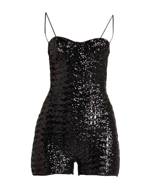 Oseree Black Playsuit Polyester