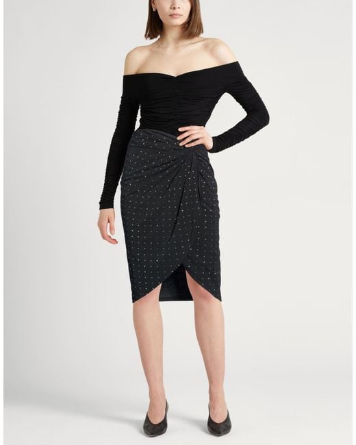 Liu Jo Black Midi Skirt
