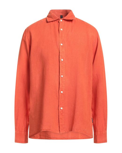 04651/A TRIP IN A BAG Orange Shirt for men