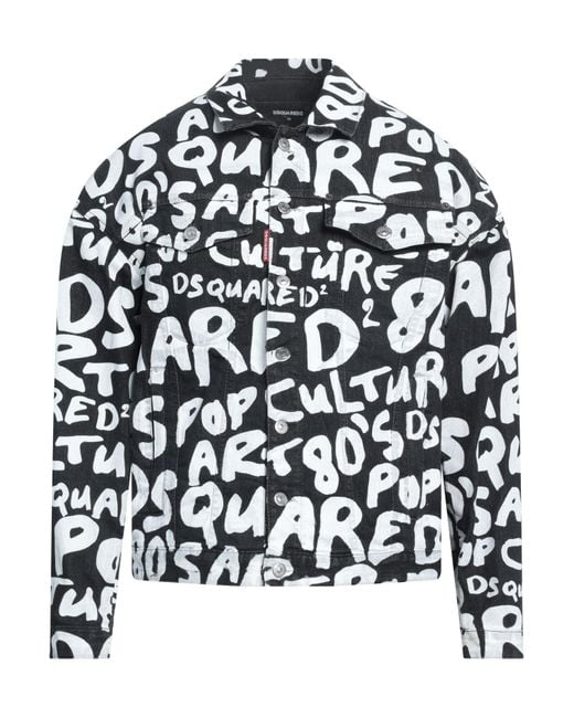 DSquared² Black Denim Outerwear for men