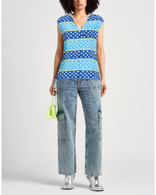 Marni Blue Top Silk
