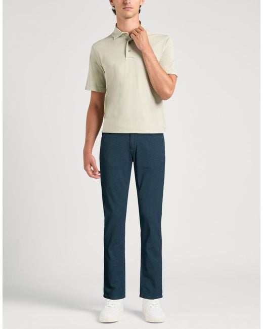 Harmont & Blaine Blue Pants Cotton, Elastane for men