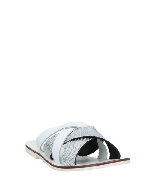 Studio Pollini White Sandals Soft Leather