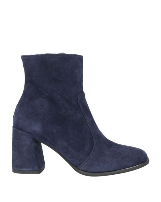 MASSIMO BALDI Blue Ankle Boots