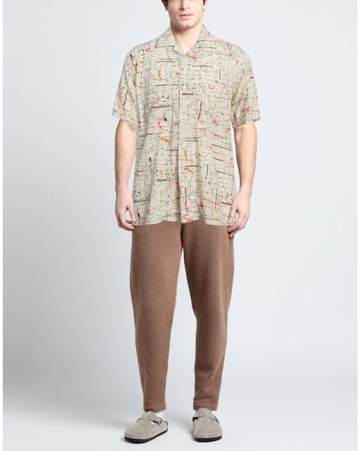 Camicia di Beams Plus in White da Uomo