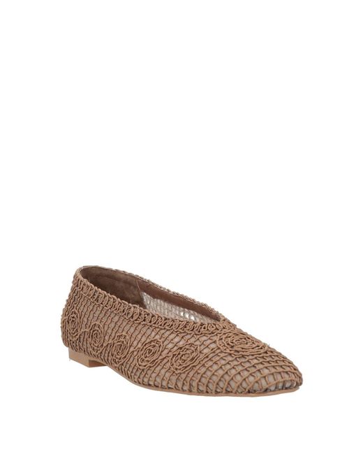 Bibi Lou Brown Ballet Flats
