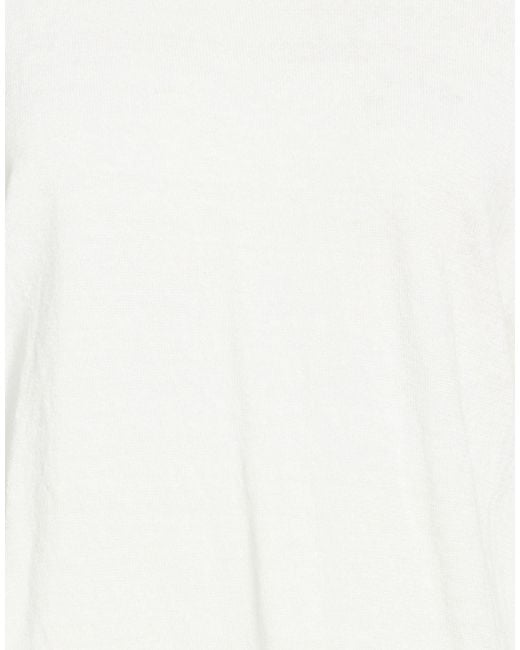 Alpha Studio White Sweaters
