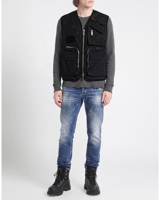 Chompa Sin Mangas DSquared² de hombre de color Black