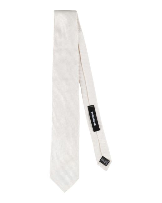 DSquared² White Ties & Bow Ties for men