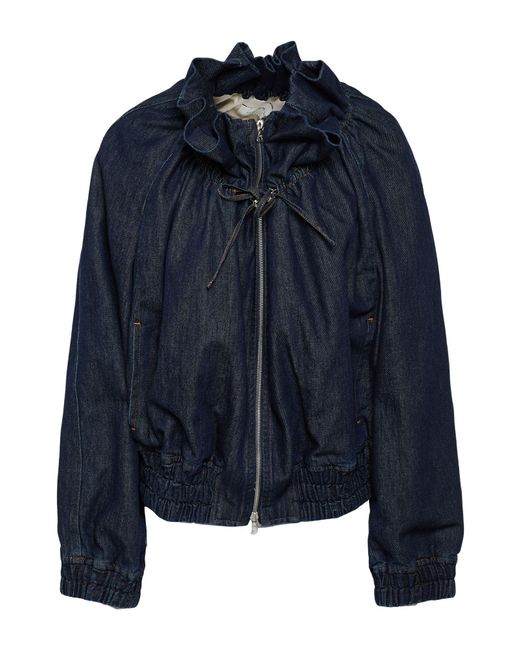 Dries Van Noten Blue Jacket Cotton