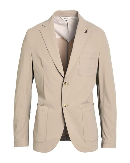 Paoloni Natural Blazer Polyamide, Elastane for men