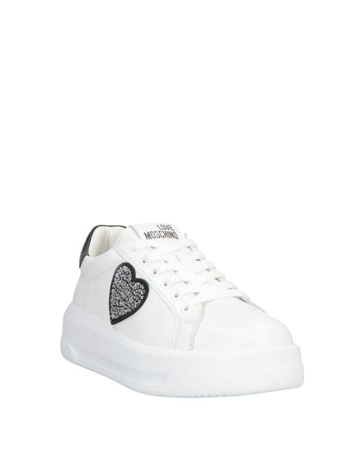 Love Moschino White Trainers