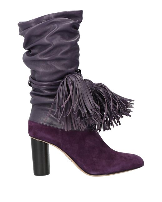 Rodo Purple Ankle Boots
