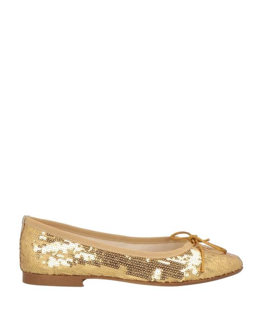 Divine Follie Natural Ballet Flats Textile Fibers