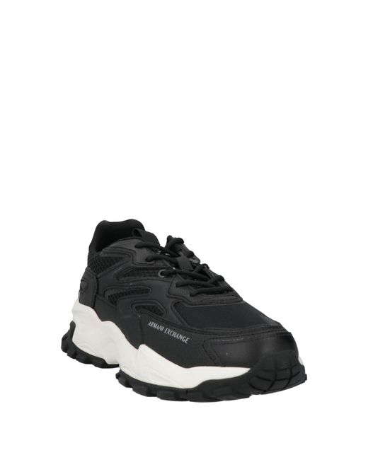 ARMANI EXCHANGE Black Trainers for men