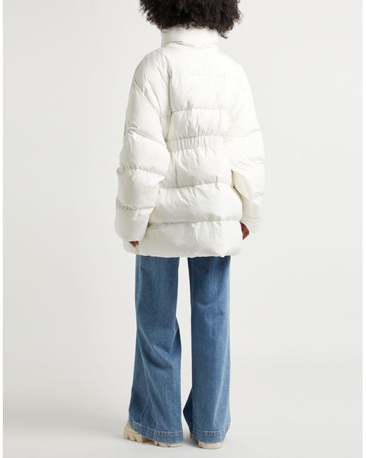 Doudoune plumes ou synthétique Pinko en coloris White