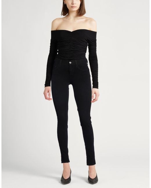 Liu Jo Black Jeans Cotton, Elastomultiester, Elastane, Polyester