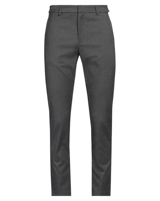 Replay Gray Lead Pants Polyester, Viscose, Elastane for men