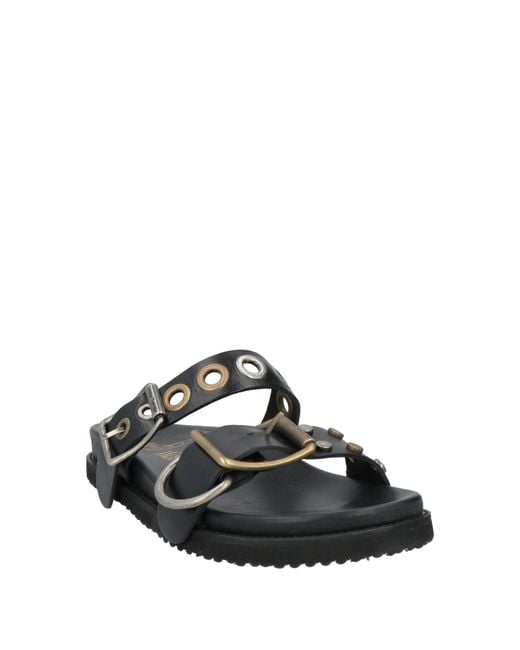 Vivienne Westwood Black Sandals Cow Leather
