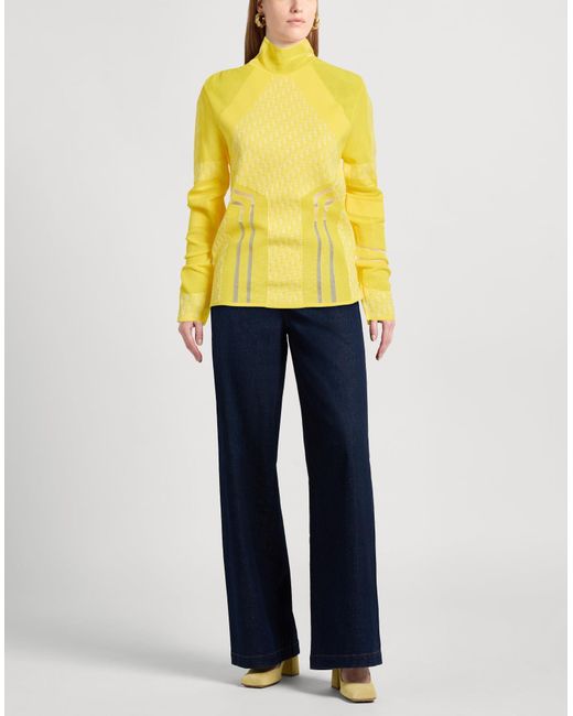 Dior Yellow Turtleneck