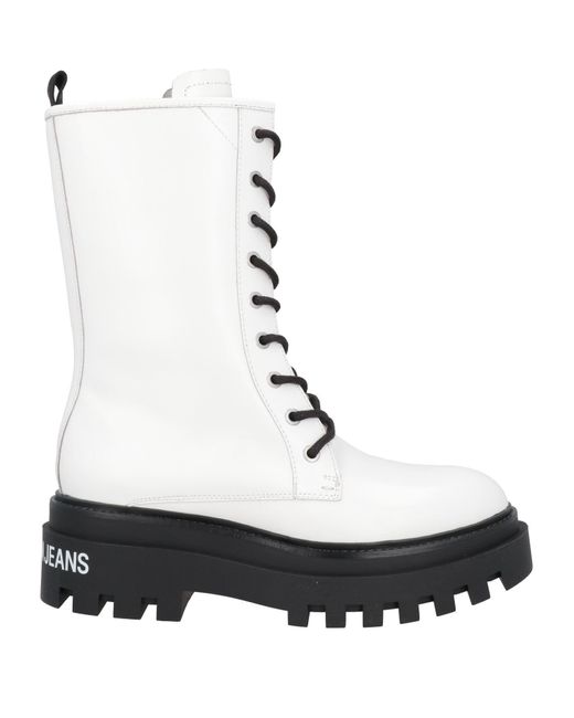 Calvin klein white ankle clearance boots