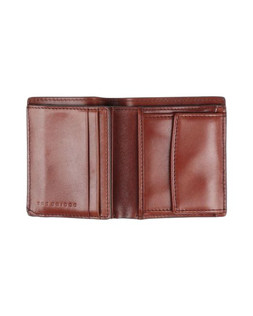 The Bridge Red Wallet Leather for men