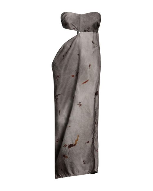 Uma Wang Gray Maxi Dress