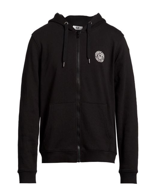 Ice Iceberg Black Sweatshirt Cotton for men