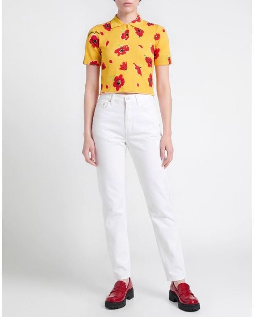 Moschino Orange Polo Shirt