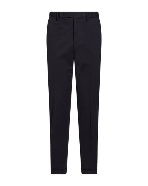 Luigi Borrelli Napoli Blue Pants for men