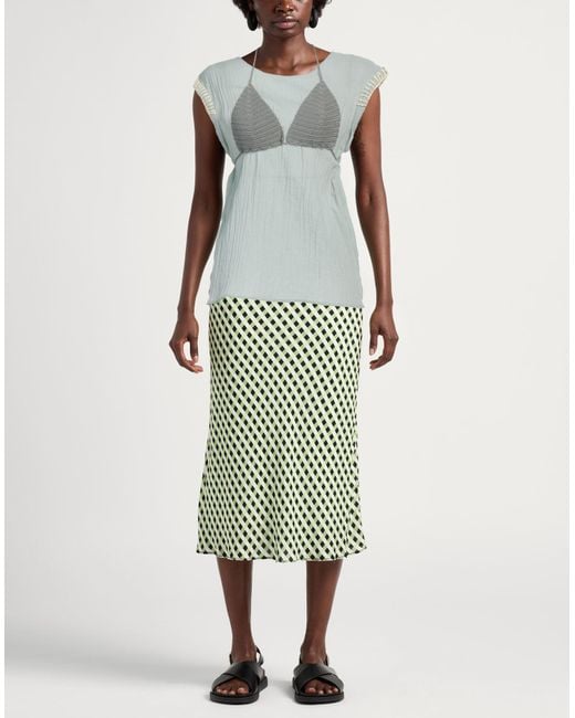 Alysi Green Top Cotton