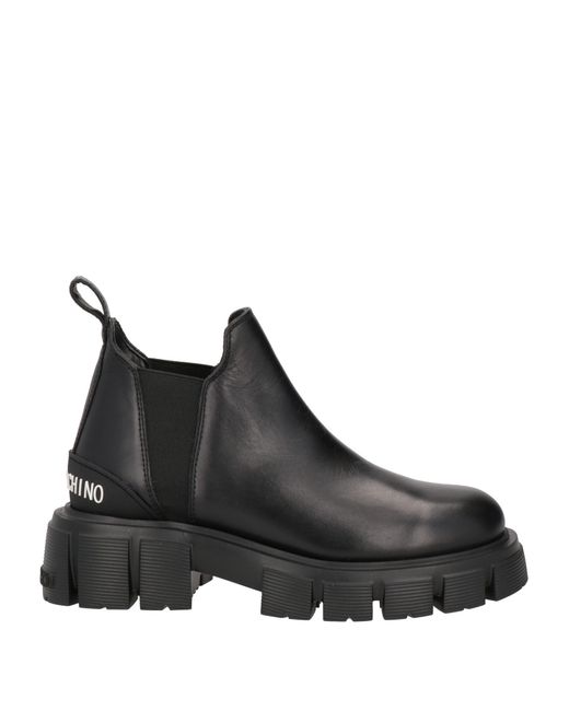 Love Moschino Black Ankle Boots