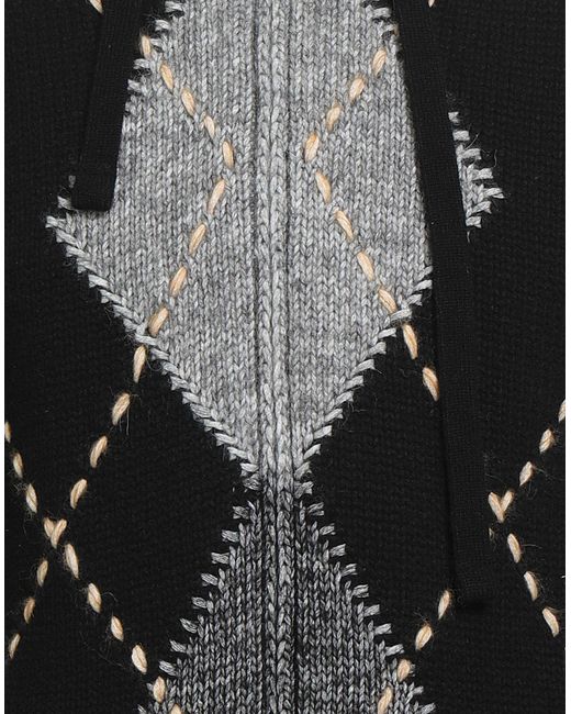 Malo Black Cardigan Cashmere for men
