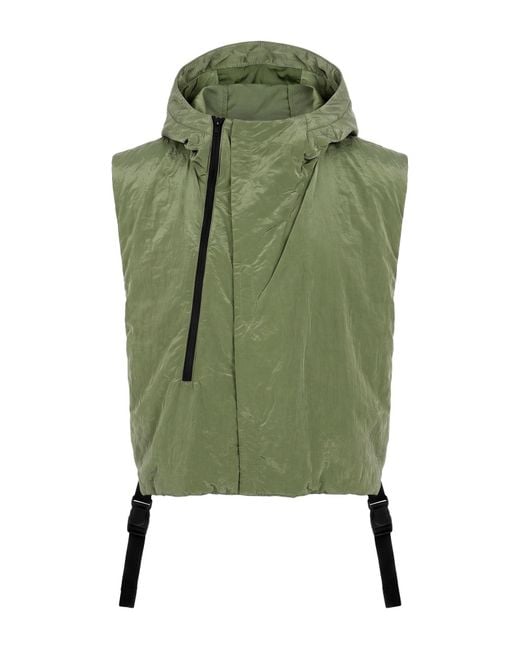 Herno Green Gilet for men