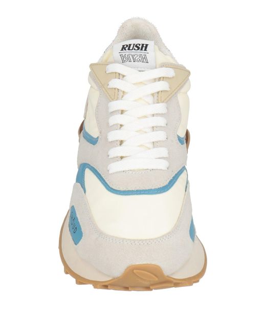 GHOUD VENICE Blue Cream Sneakers Nylon, Leather, Synthetisches Material for men