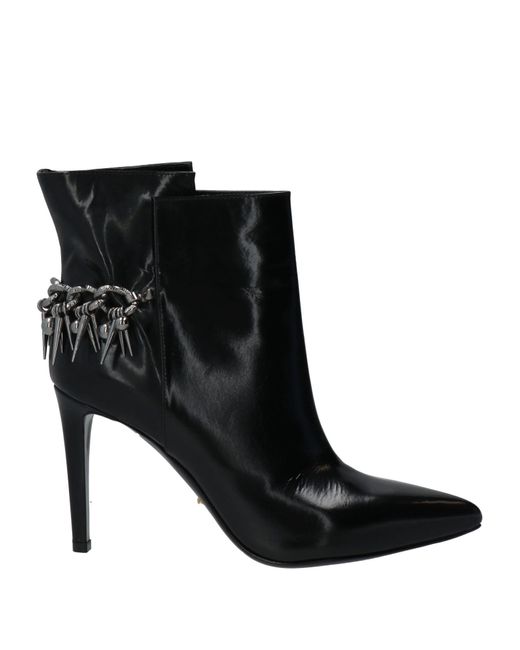 Sergio Rossi Black Ankle Boots Leather
