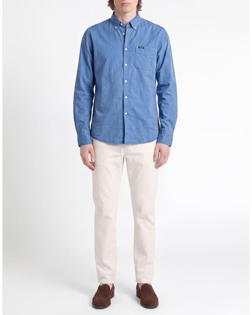 Camisa Façonnable de hombre de color Blue