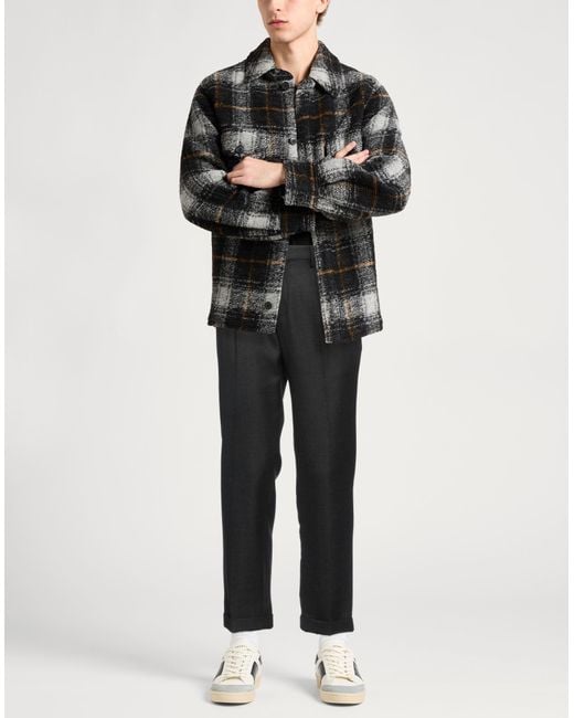 Michael Coal Black Trouser for men