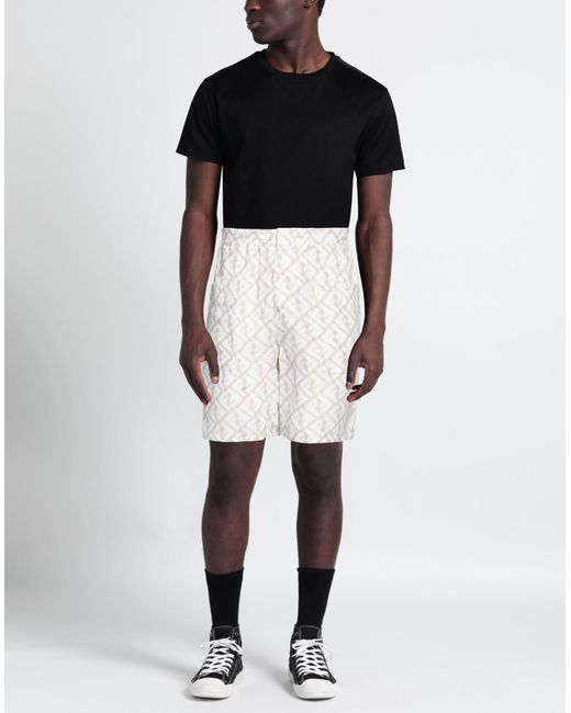 Fendi White Shorts & Bermuda Shorts for men