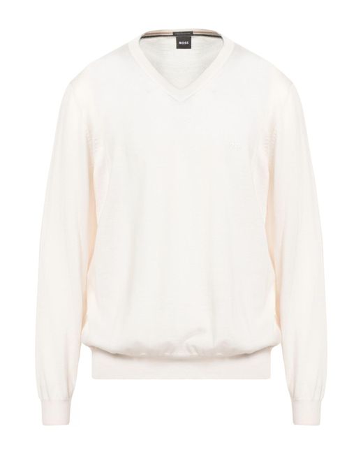 Pullover Boss pour homme en coloris White
