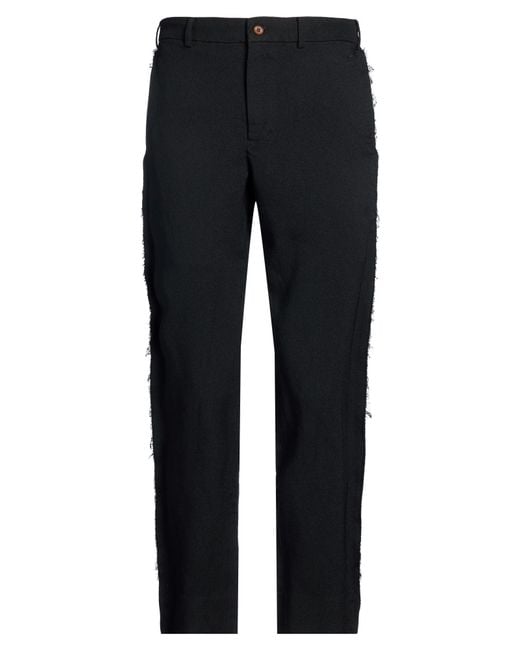Comme des Garçons Blue Pants Polyester for men