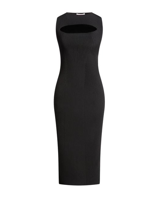 McQueen Black Midi Dresses