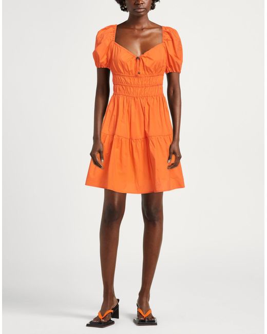 Pinko Orange Mini Dress