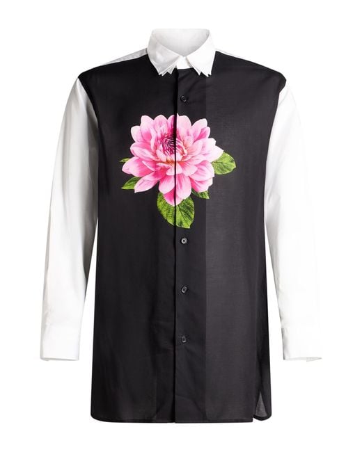 Y's for men Black Shirt Cotton for men