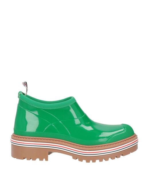 Thom Browne Green Ankle Boots