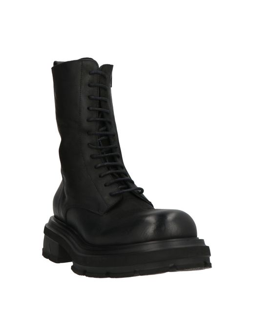 Elena Iachi Black Ankle Boots Leather