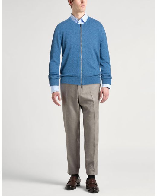 Moorer Blue Cardigan for men
