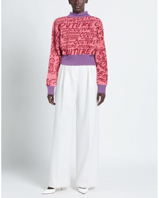 Versace Jeans Couture Red Turtleneck Cotton
